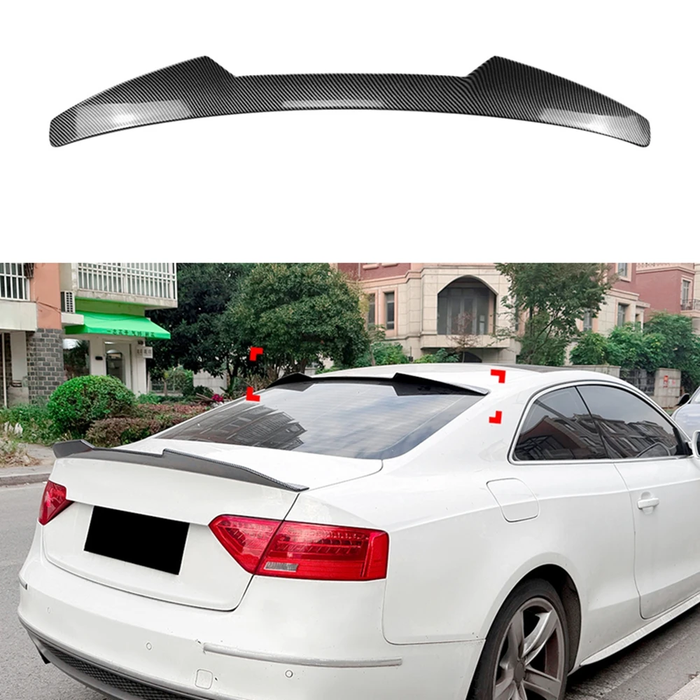 

For Audi A5 8T Coupe 2007-2016 2 Door Coupe Rear Roof Spoiler Tail Wing Cross Border Exterior Upgrade Modification Accessories