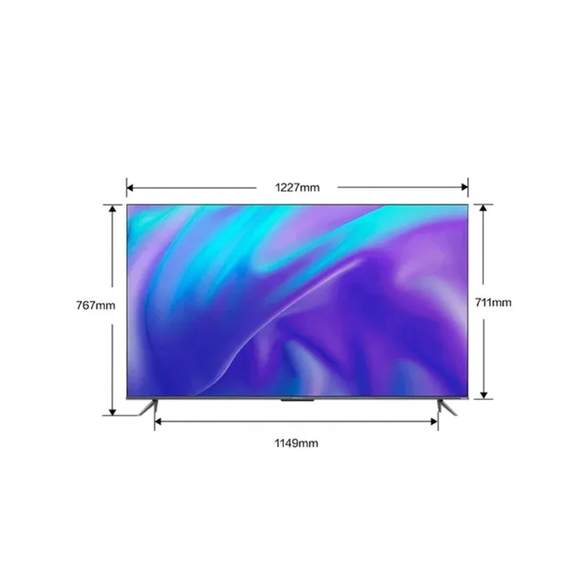 스마트 TV 4k 울트라 HD 홈 55인치 LED 블랙 로고 LCD 220V TV 화면 55인치 삼성 곡선 모델 No-un55mu64 HDTV 다이닝 룸 TV