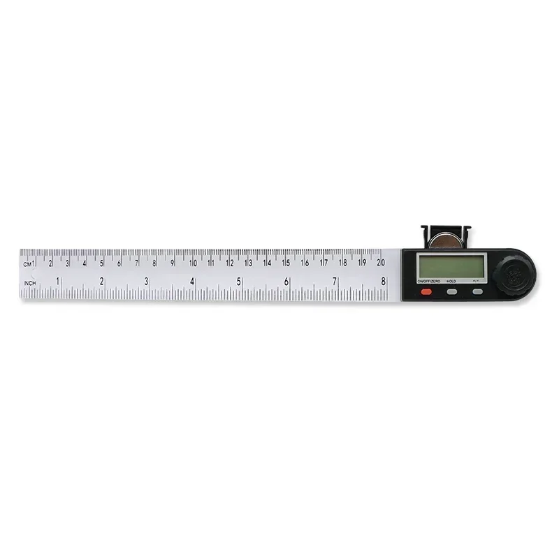 Shahe Angle Inclinometer 200 mm Angle Digital Ruler Electron Goniometer Protractor Angle Finder Angle Measuring Tools