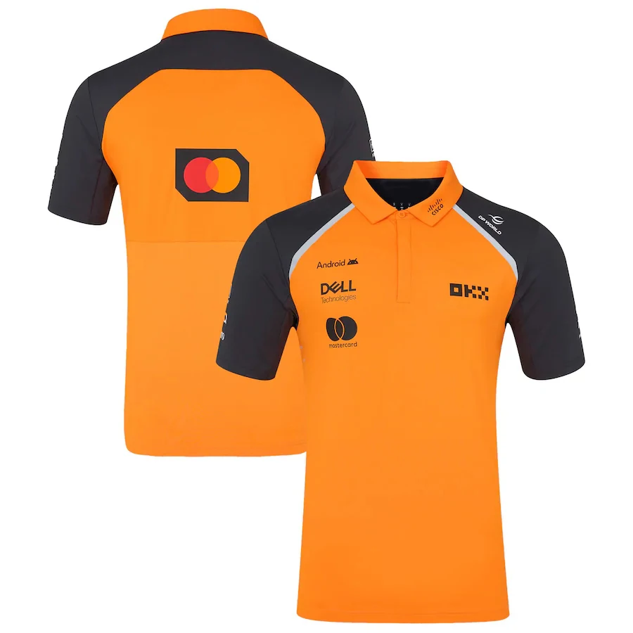 Summer 2025 new racing fans T-shirt for men outdoor sports cycling and racing T-shirt breathable quick-drying loose POLO shirt image 6