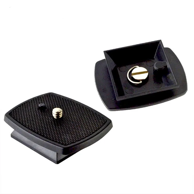 Schnellwechselplatte Kameraplatte Stativkopf-Adapter mit 1/4 Schraube für Yunteng Velbon 690 590 600 Kamerastativ