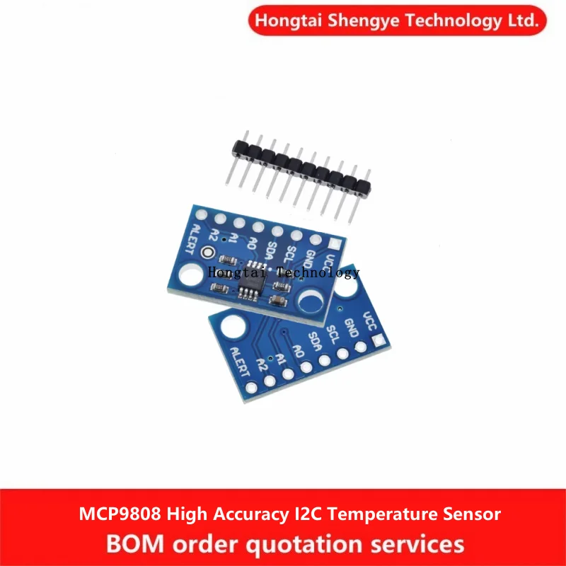 وحدة استشعار درجة الحرارة عالية الدقة ، MCP9808 ، I2C ، ± من من من من من من نوع C ، ودقة #1