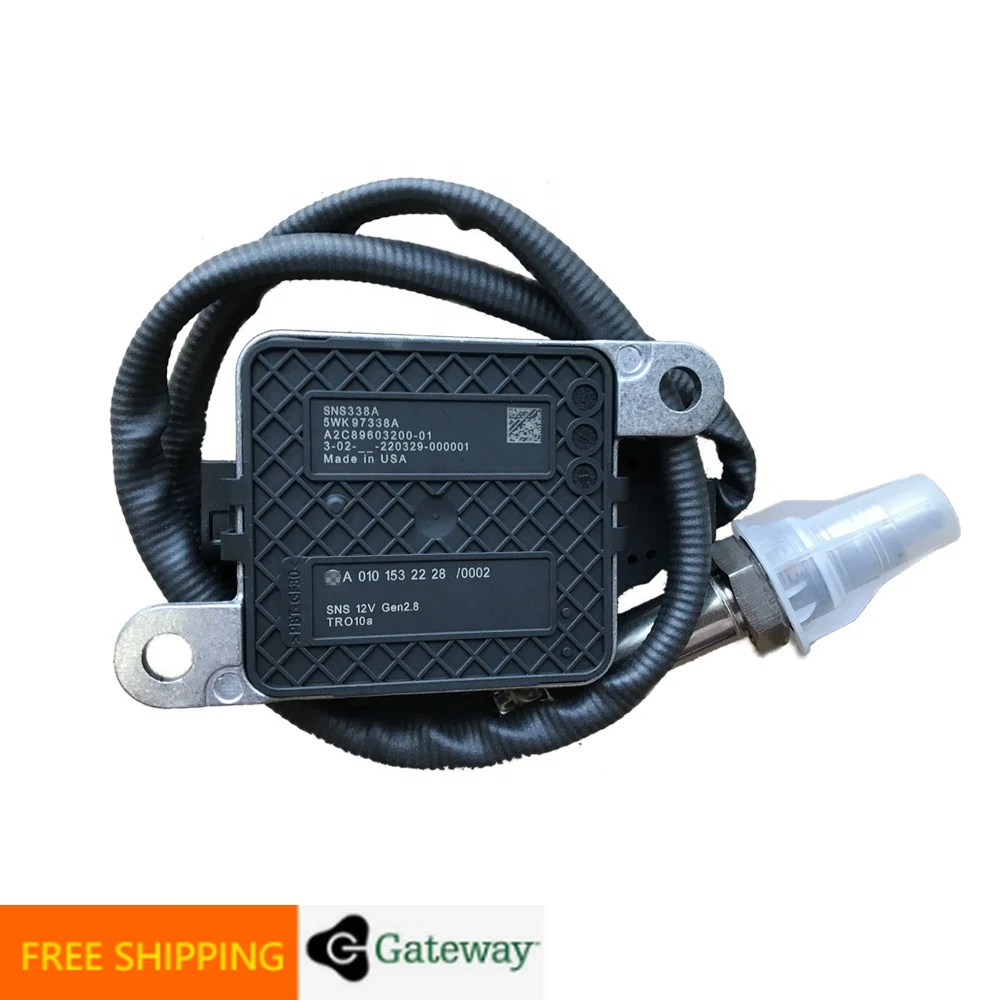 Brand new 5WK9 7338A Nitrogen Oxide Sensor A0101532228 A0101530002 NOx Sensor 12V For Mercedes-Benz after market 5WK9 7338A Unin