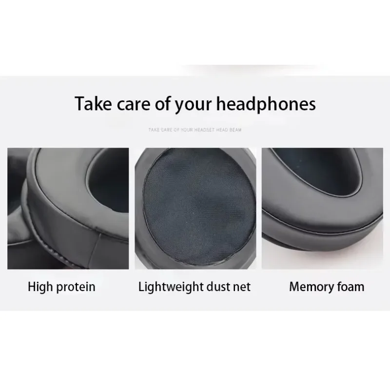 

1Pair Replacement Earpads Foam Ear Pads for Sennheiser HD 300/ 400S/ 4.20/ 4.30/ 4.40/ 4.50 BT BTNC/ 4.40BT/ 4.50BT Headphones ，