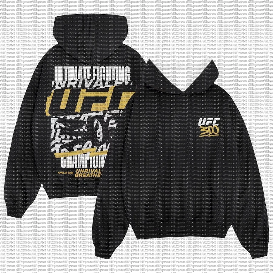 2025 UFC الملاكمة مباراة طويلة الأكمام هوديي الخريف الشتاء المتطرفة عشاق الرياضة الرجال النساء مناسبة للجنسين مقنعين البلوز #1