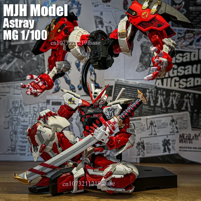 

MJH Astray Red Frame MG 1/100 MR MBF-P02 HIRM Orangutan Arm Assembly Model Kit Action Figures Plastic Model Kits Toy Gift