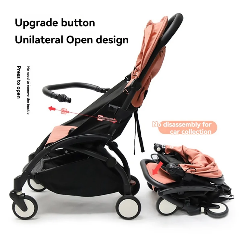 FBIL-Stroller الوفير بار مسند الذراع عربة الملحقات قابل للتعديل المقود ل YOYO/YOYA الطفل يدفع باليدين
