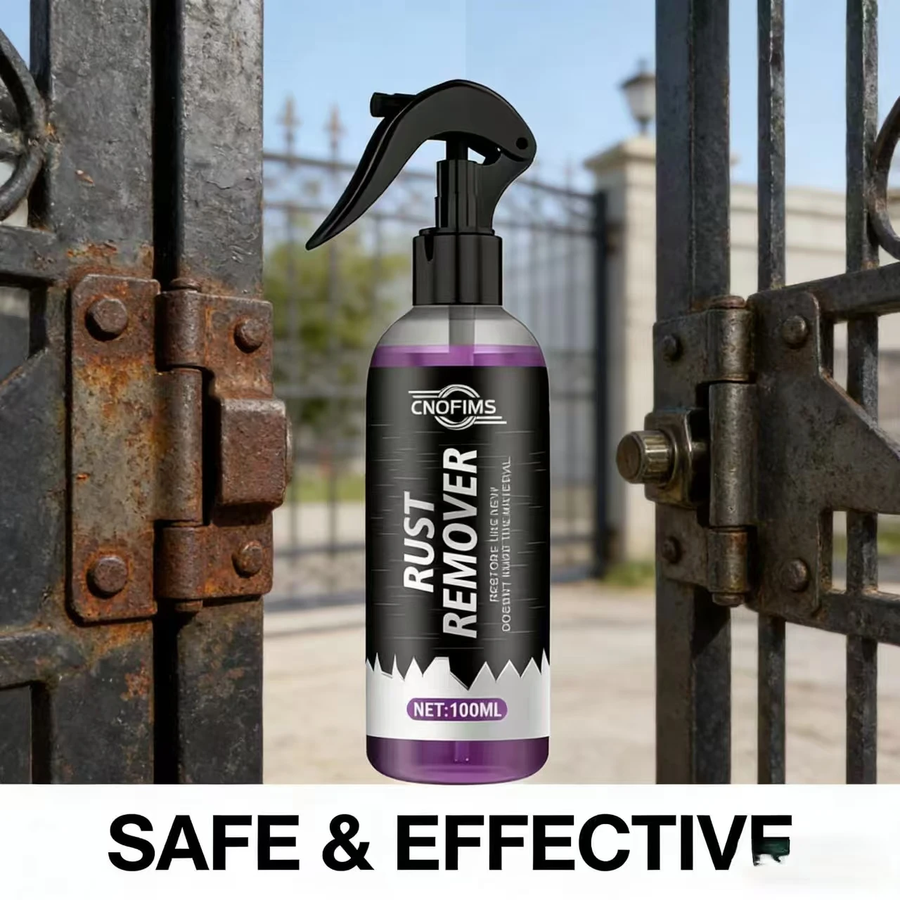 100 ml CNOFIMS-Rostentferner für BMW Toyota – stellt Teile wie neu wieder her, schadet dem Material nicht, automatisches Rostentfernungswerkzeug