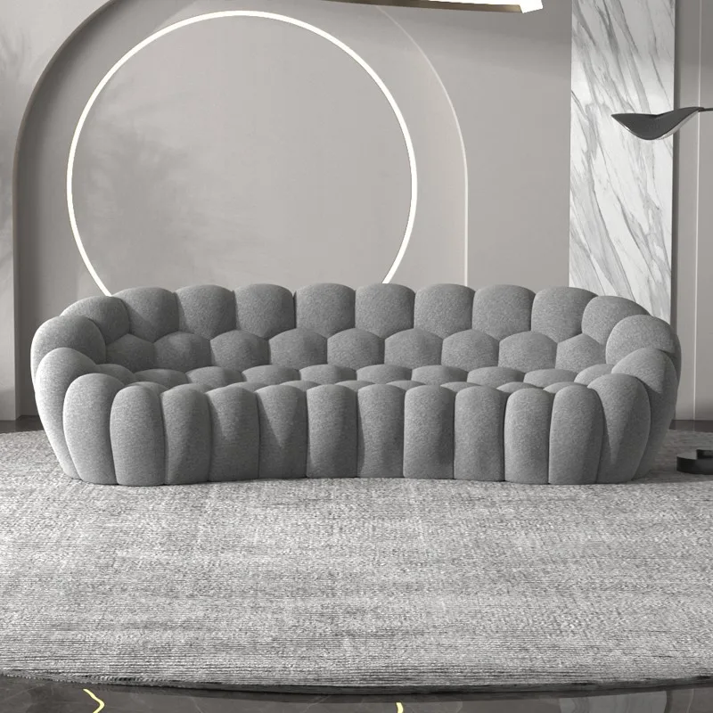 Luxury Furniture Italian Curved Bobois Bubble Sofa 3 Seat Sofa