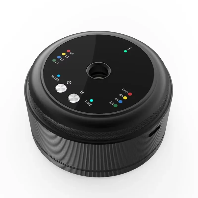 Portable Aluminum Alloy Cordless Automatic Scent Machine Wireless Low Noise Car Air Aroma Diffuser