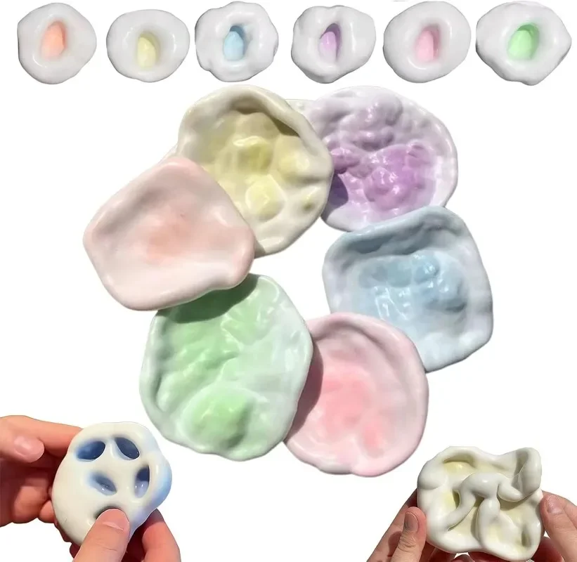 

Снятие стресса, песочные клейкие шарики-6 шт., игрушка-мяч для взрослых, портативные и формируемые сенсорные игрушки для беспокойства и фокусировки