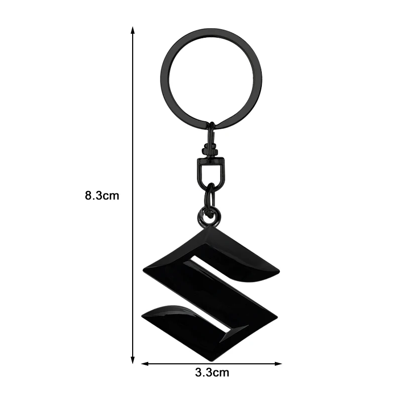 اكسسوارات السيارات ثلاثية الأبعاد سيارة معدنية المفاتيح مفتاح سلسلة حلقية السيارات التصميم لسوزوكي الساموراي Ltz 400 فيتارا Gsr 600 جيمي إسكودو سويفت #3