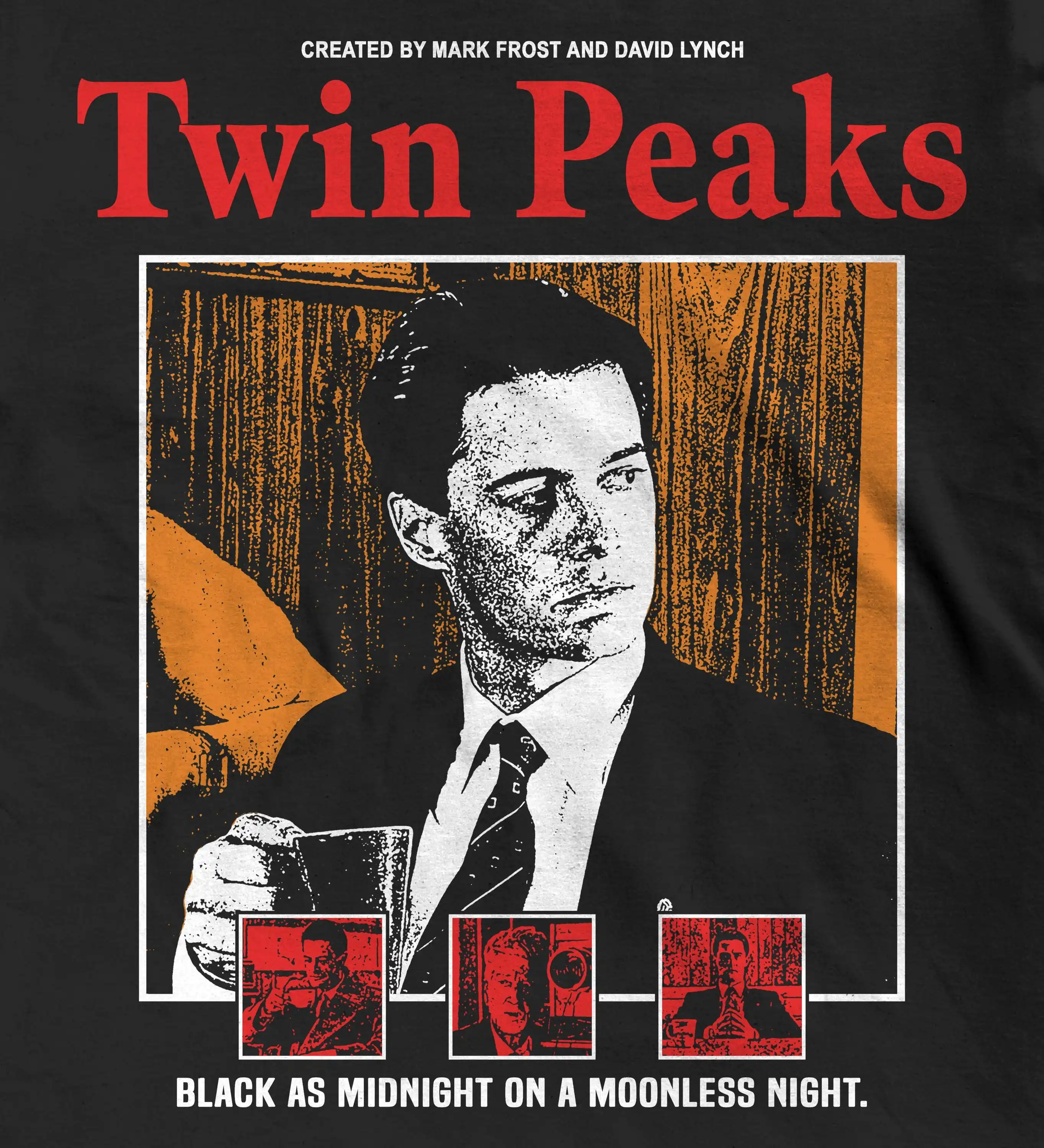 Twin Peaks Agent Cooper Damn Fine Coffee T-Shirt, Cult Classic Fan Tee