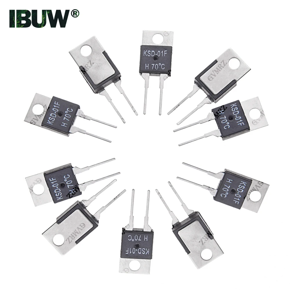 KSD-01F JUC-31F DegC NC Normally Closed NO Normally Open 1.5A Thermal Switch Temperature Sensor Thermostat 90 100 40 50 60 70 80