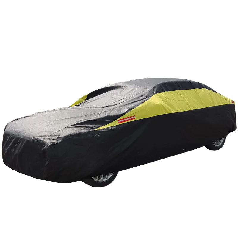 Waterproof All Weather 6 Layers Outdoor Car Cover for Automobiles Full Cover Rain Sun Wind Hail Protection SUV Car Cover