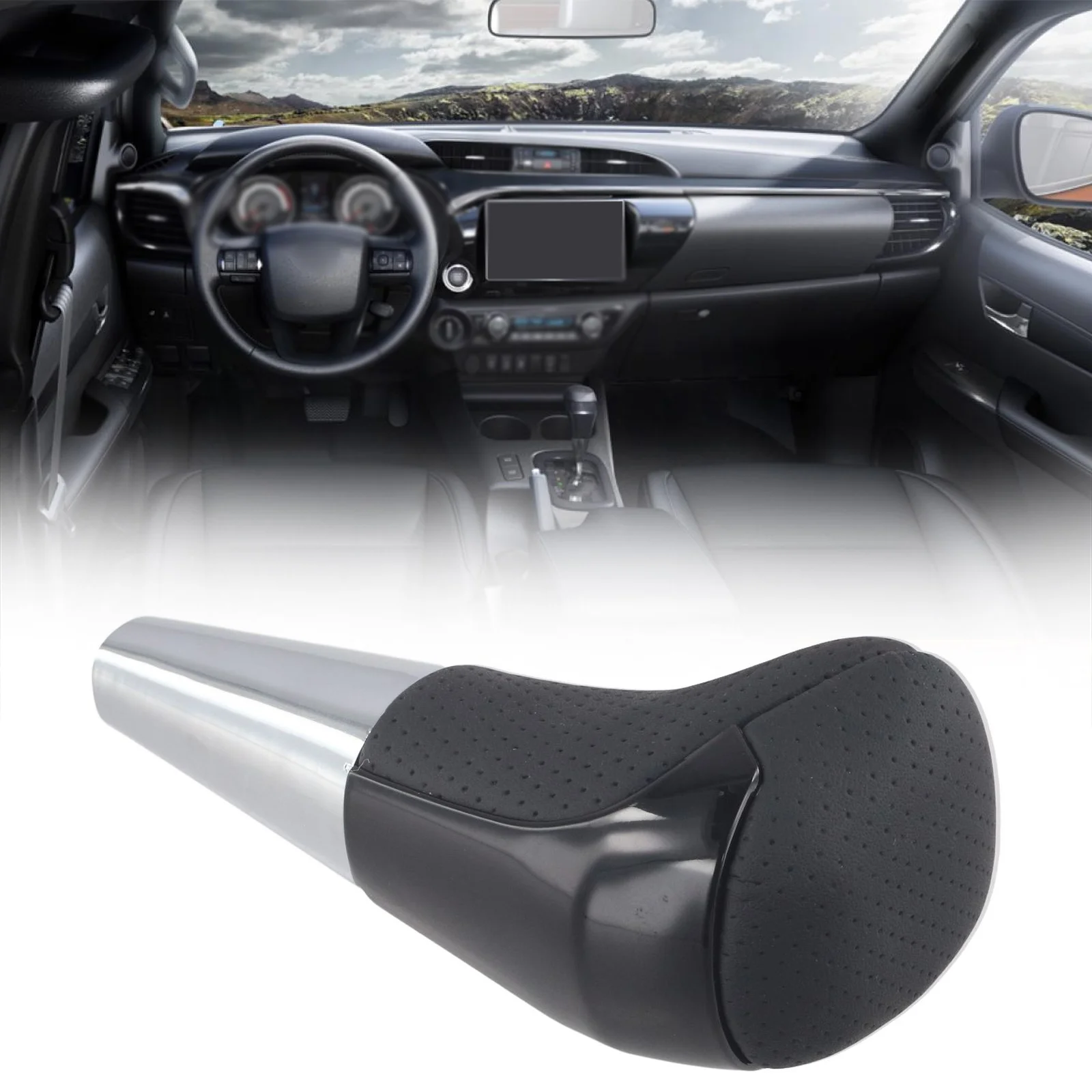 

Vehicle Maintenance As Shown Gear Shift Knob Hilux Accessories High Universality Fitment Practical Design ABS Material