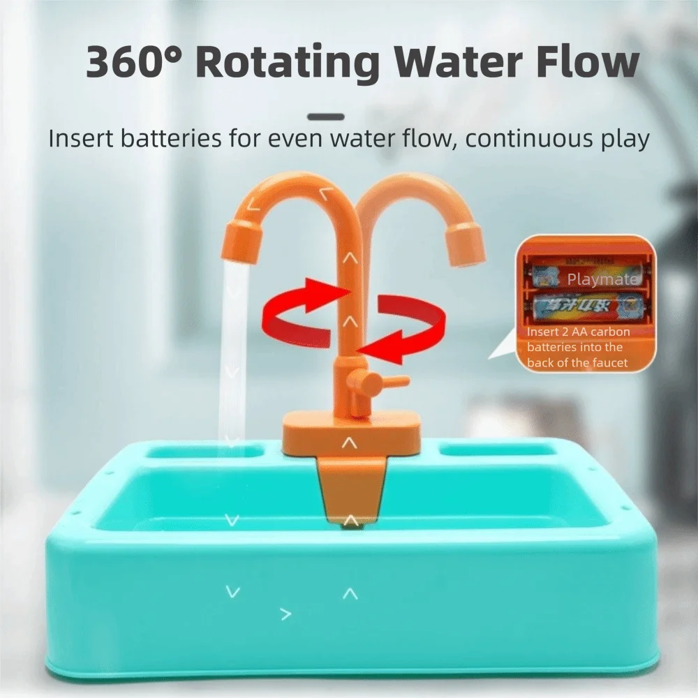 Un ensemble de jouets interactifs pour lave-vaisselle de haute qualité, jouet multifonctionnel intéressant, évier, jouet de Simulation de cuisine Durable pour enfants