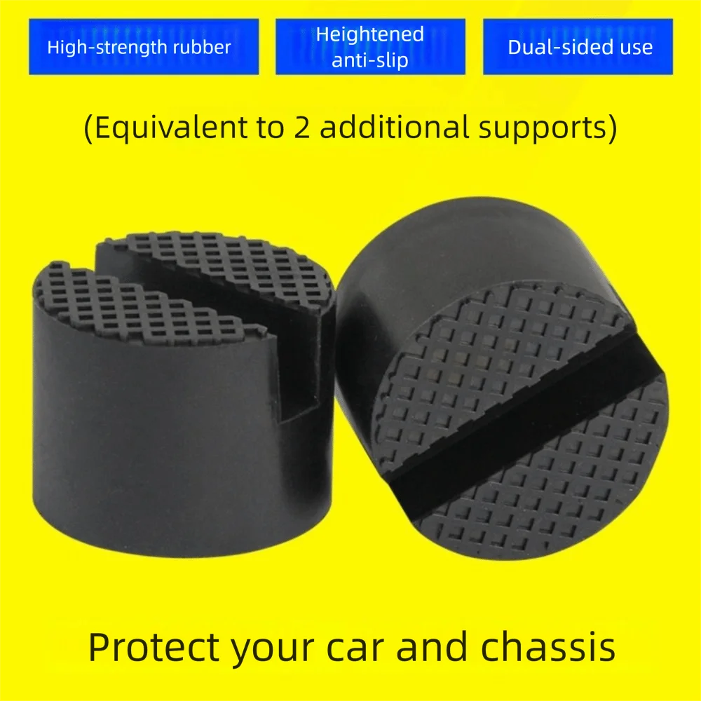 دائم سيارة جاك وسادة مطاطية مشقوق السكك الحديدية الهيدروليكية رفع وسادة مطاطية الطابق المقبس ارتداء مقاومة مشقوق جاك حامل الوسادة