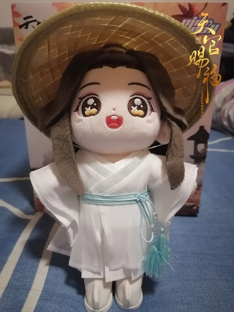 Genuine Heaven Official'S Blessing Plush Toy Tian Guan Ci Fu Xie Lian Hua Cheng Doll Stuffed Plushie Anime Children Xmas Gift