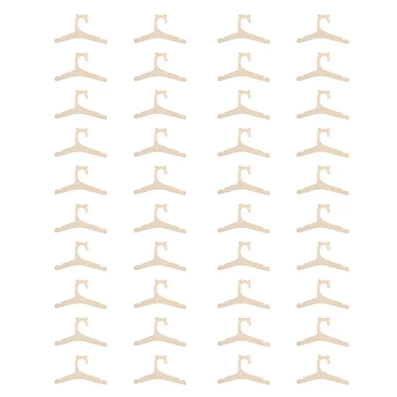 Hot Trend-40PCS Baby Wooden Clothes Hanger Baby Creative Hanger Rack Kids Room Decor Children Coats Hanger Baby Clothing Organiz