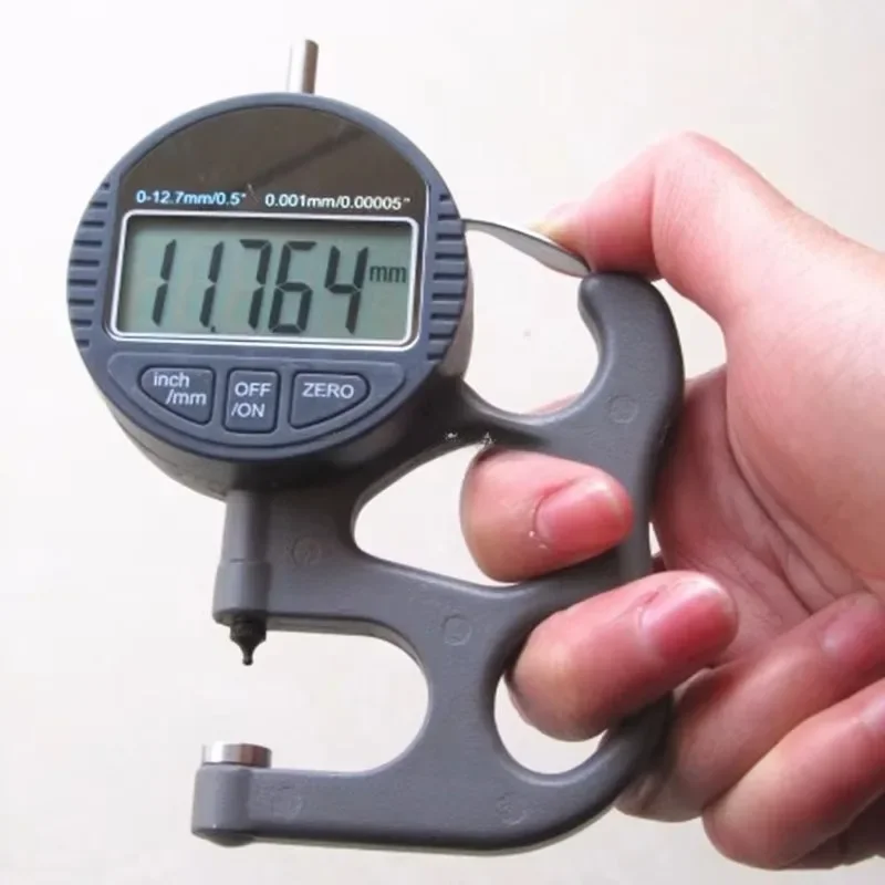 12.7MM Digital Micrometer Thickness Gauge Connecting Point Measure Face Micron Digital Thickness Gauge Tester Meter