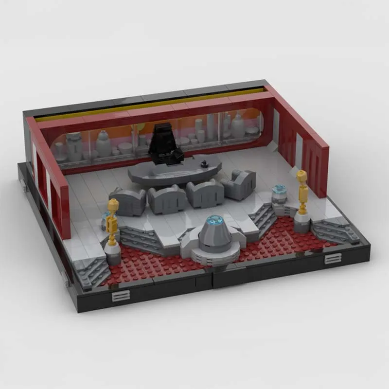 New 786Pcs Famous Star Battle Movie Moc Palpatine Office Model Building Blocks Diy Creative Ideas Bricks Toys Birthday Gifts - view 3