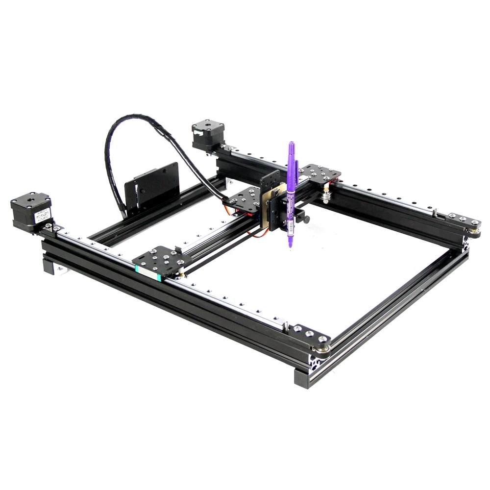 Imagem -04 - Guia Ferroviário Caneta Desenho Robô Máquina Faça Você Mesmo Desmontado Letras Xy-plotter para Esboço Escrita Ebb Placa-mãe a4 a3 a2 a1 a0