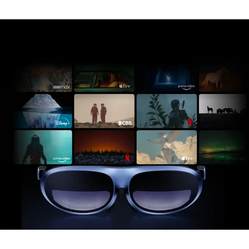 ROKID MAX-Lunettes Micro OLED VR AR, Version Globale, 120Hz, 3D, Jeux de Cinéma Mobile Ultra View