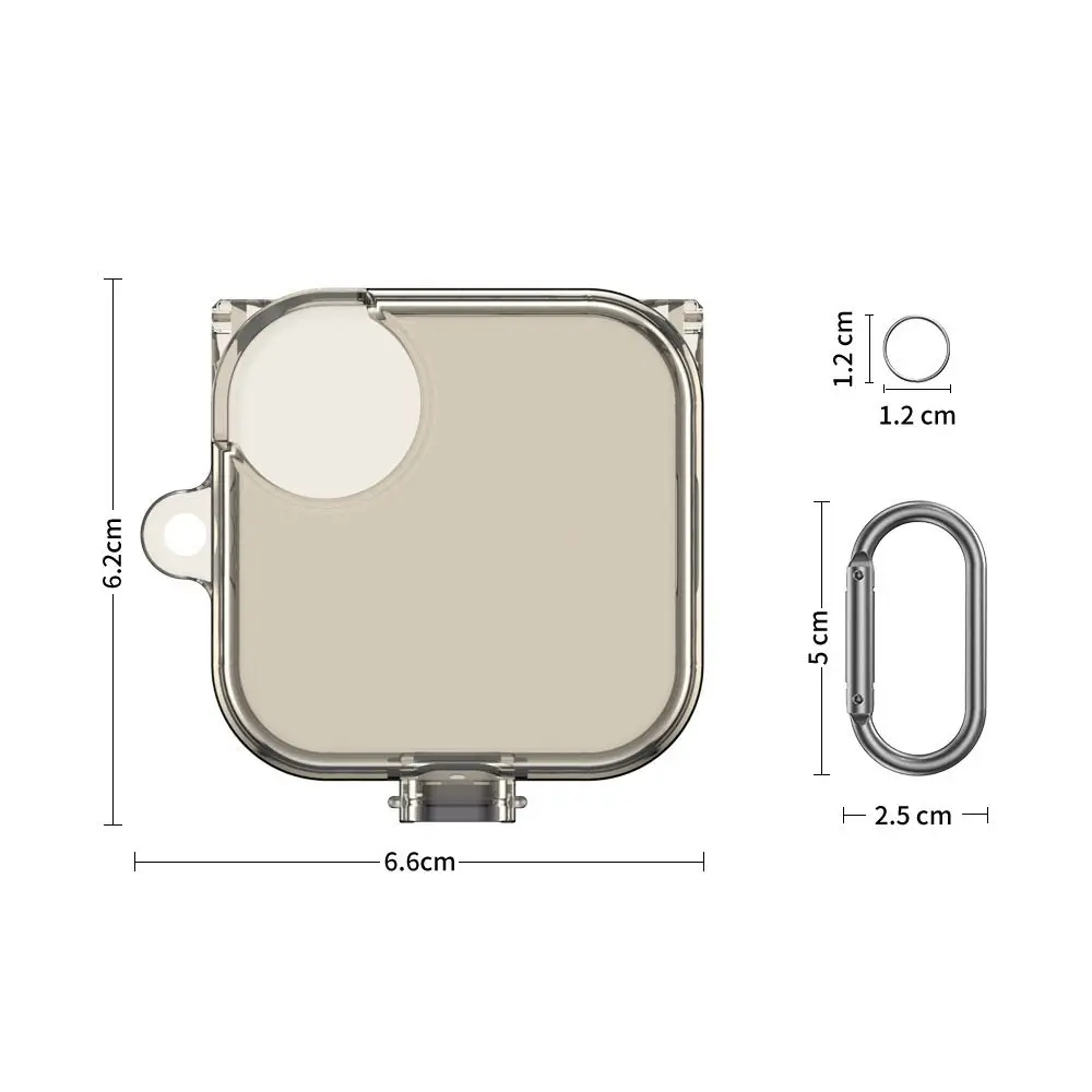 New TPU Earphone Protective Case Transparent Shell Clear Cover Security Lock Earphone Accessories Protector for CMF Buds Pro 2