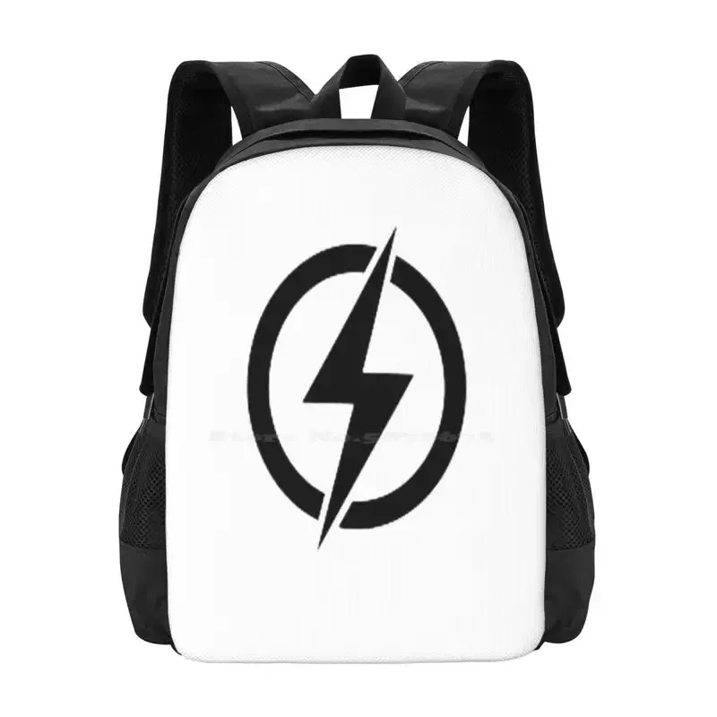 Flash Pattern Design Bagpack School Bags Movie Clips