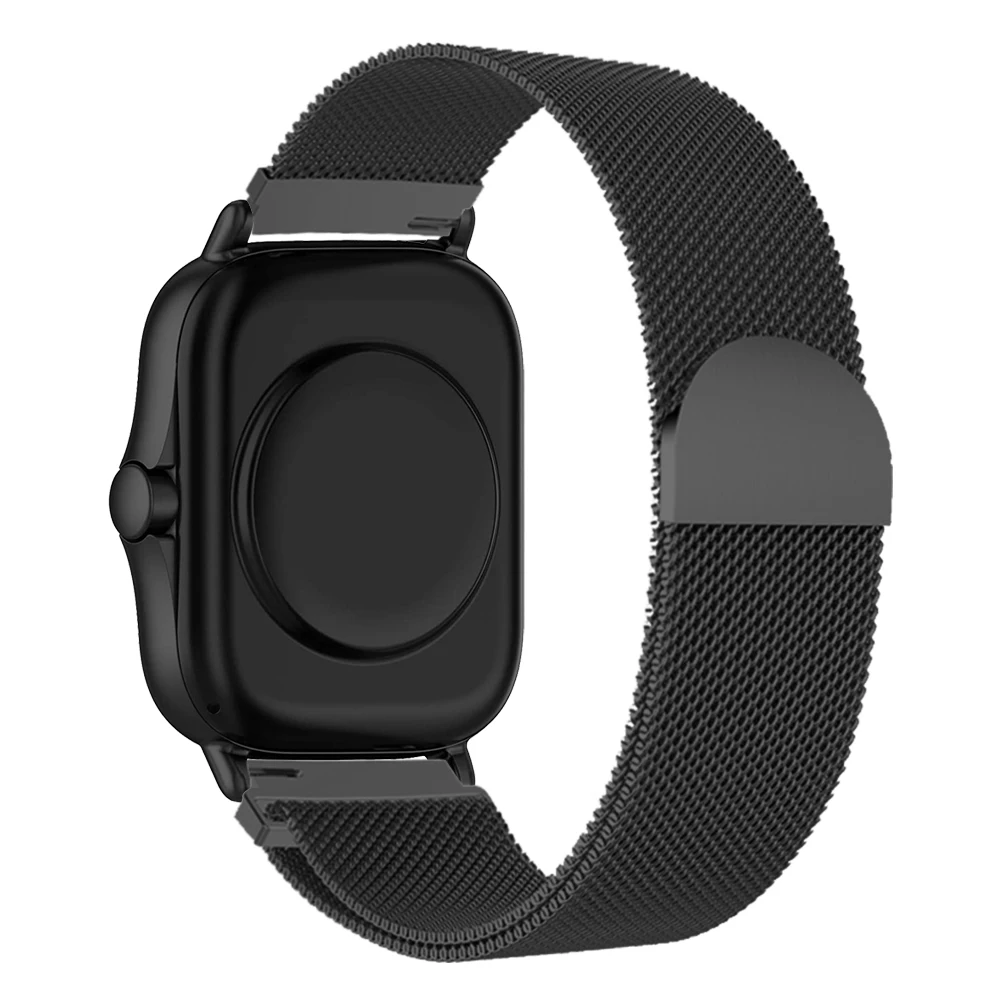 20mm/22mm Milanese band For Amazfit GTS/2/2e/3/4/GTS2 Mini/GTR 42mm/47mm/GTR2/3/4/Pro stratos Metal Bracelet Amazfit bip strap