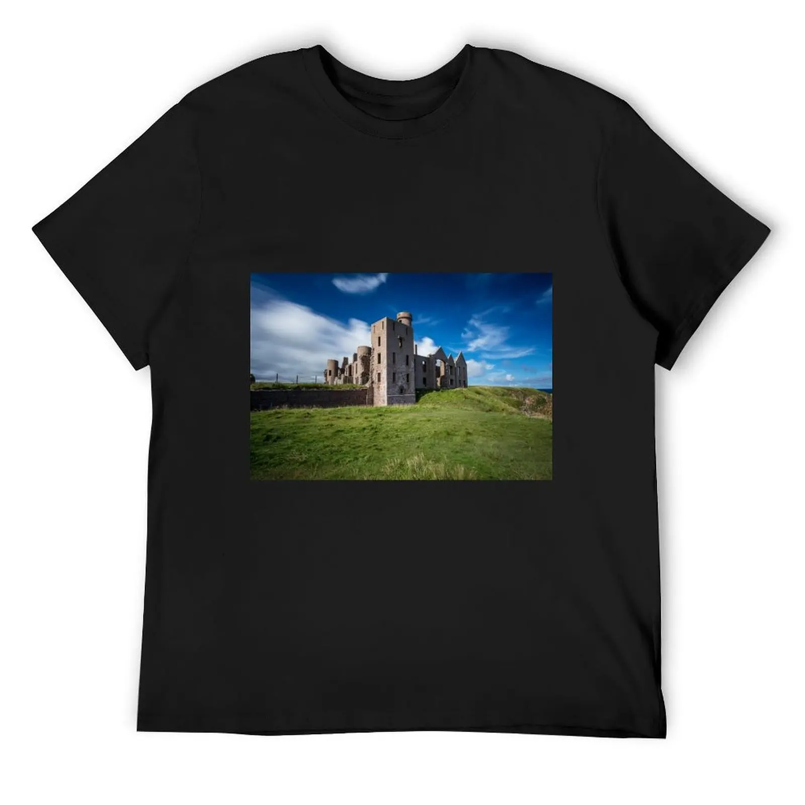 

Slains Castle T-Shirt luxury designer cotton graphic tees cheap stuff football t shirt mens t shirt graphic