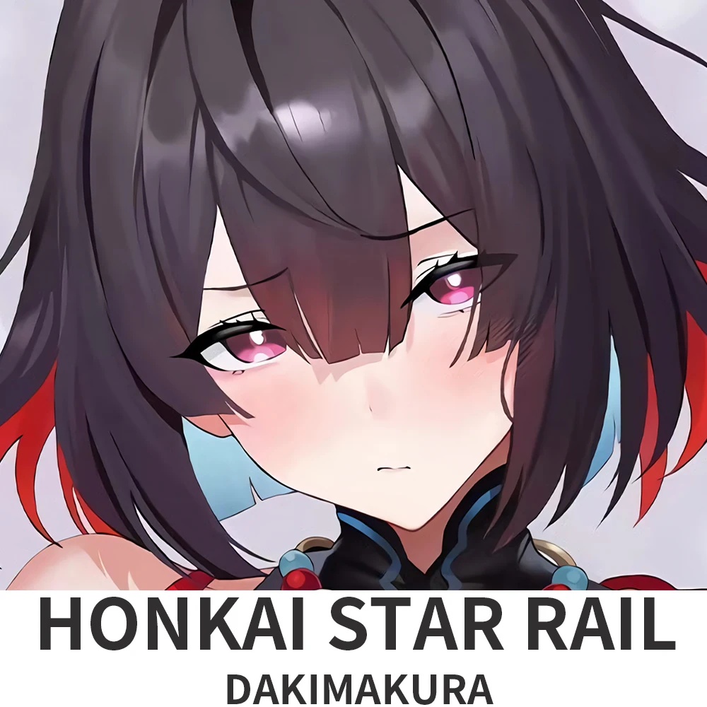

Dakimakura Honkai Star Rail Xueyi Cartoon Figure Printed Pillowcase For Living Room Bedroom