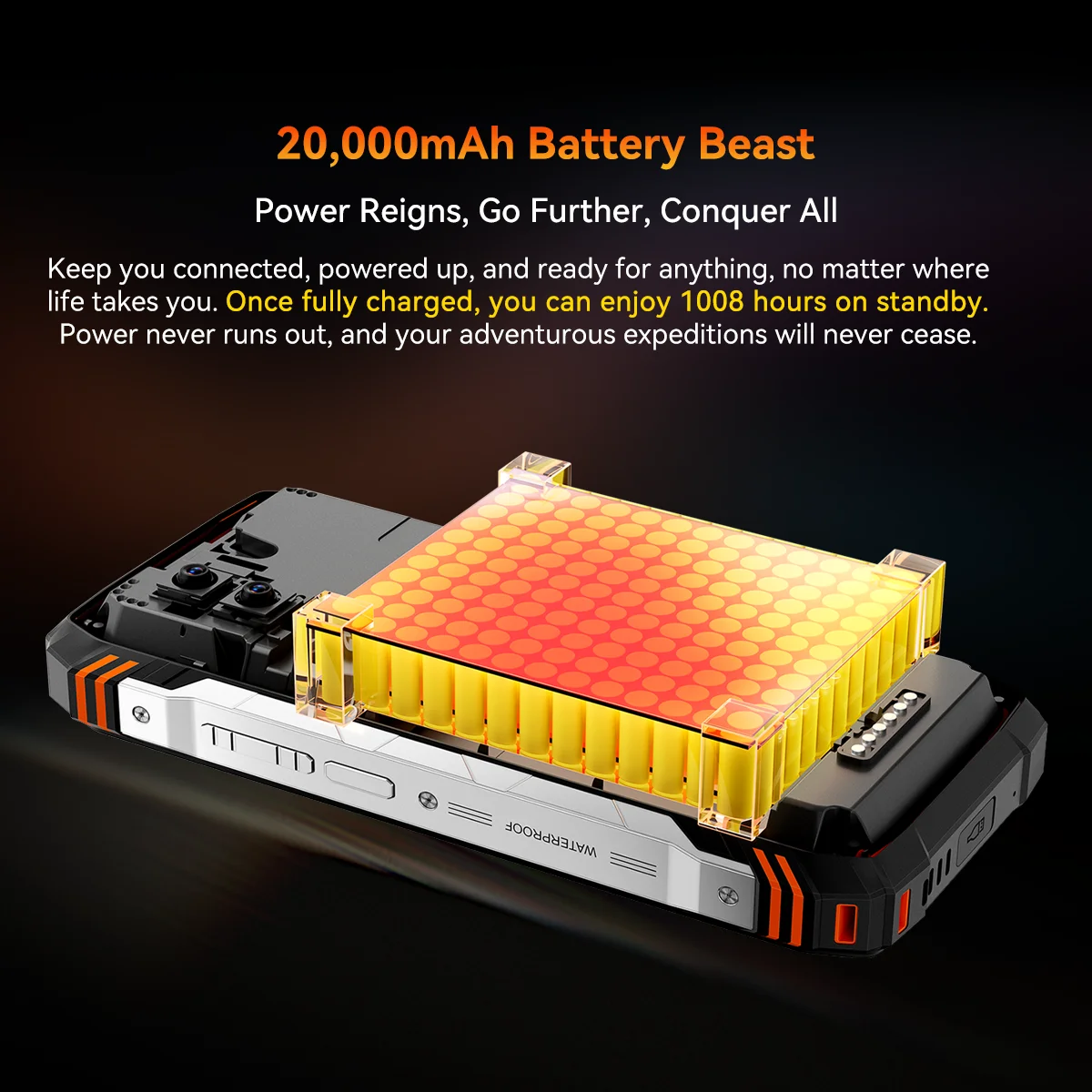 Blackview XPLORE 1 5G هاتف محمول خارجي أندرويد 15 20000mAh مقاوم للماء هاتف ذكي متين شاشة 6.78 بوصة 2.4K 12/16G + 256/512G