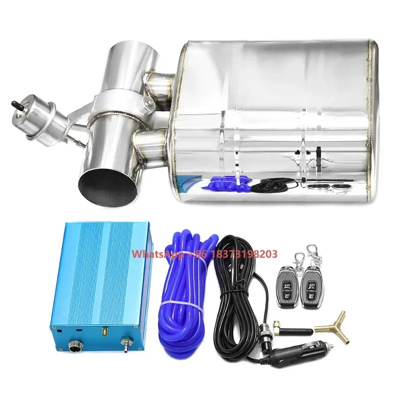 

SYPES Factory Custom 2 Inches 2.5 Inches 3.0 Inches Universal Valved Muffler Valvetronic Exhaust Electronic Vacuum Exhaust Valve