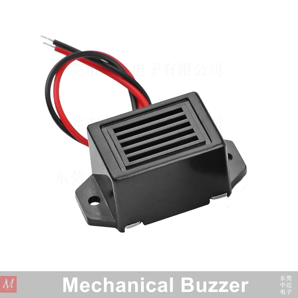 

1.2VDC 1.5VDC 3VDC 9VDC 12VDC 24VDC Active Mechanical Buzzer