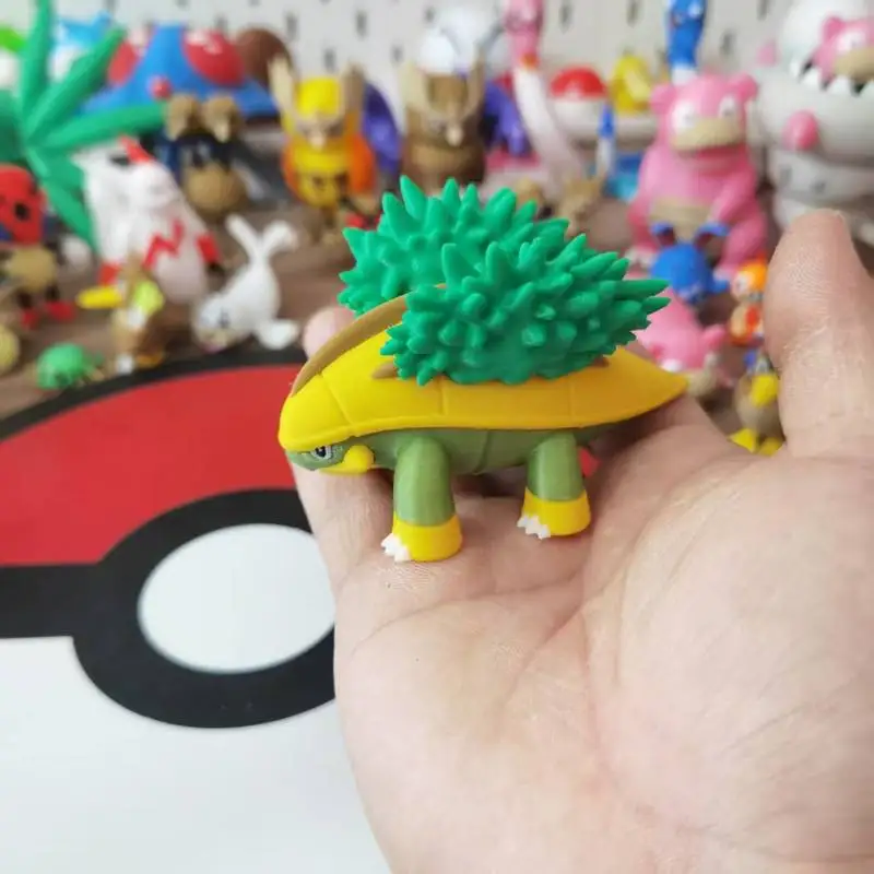 포켓몬 Grotle Torterra 애니메이션 액션 피규어 비율 세계 1:20 Diy 3D 인쇄 만화 캐릭터 데스크탑 동상 아이 선물 장난감