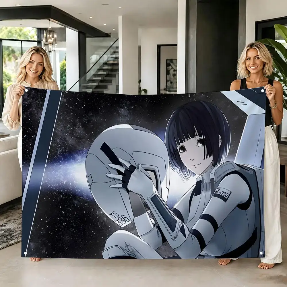 SciFi Mecha Anime K-Knights of Sidonia Flags Tapestry Creative Pattern Photo Living Room Wall Art Party Outdoor Decor