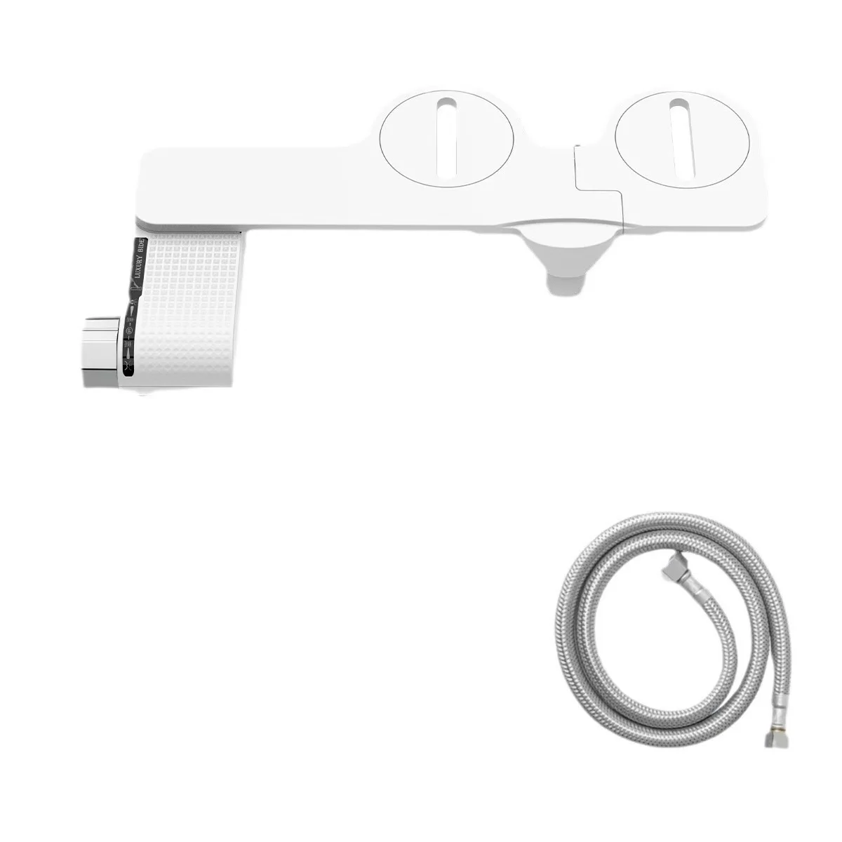 

Foldable detachable washerwoman with self-cleaning double nozzle toilet does not need electric washing body cleaner.