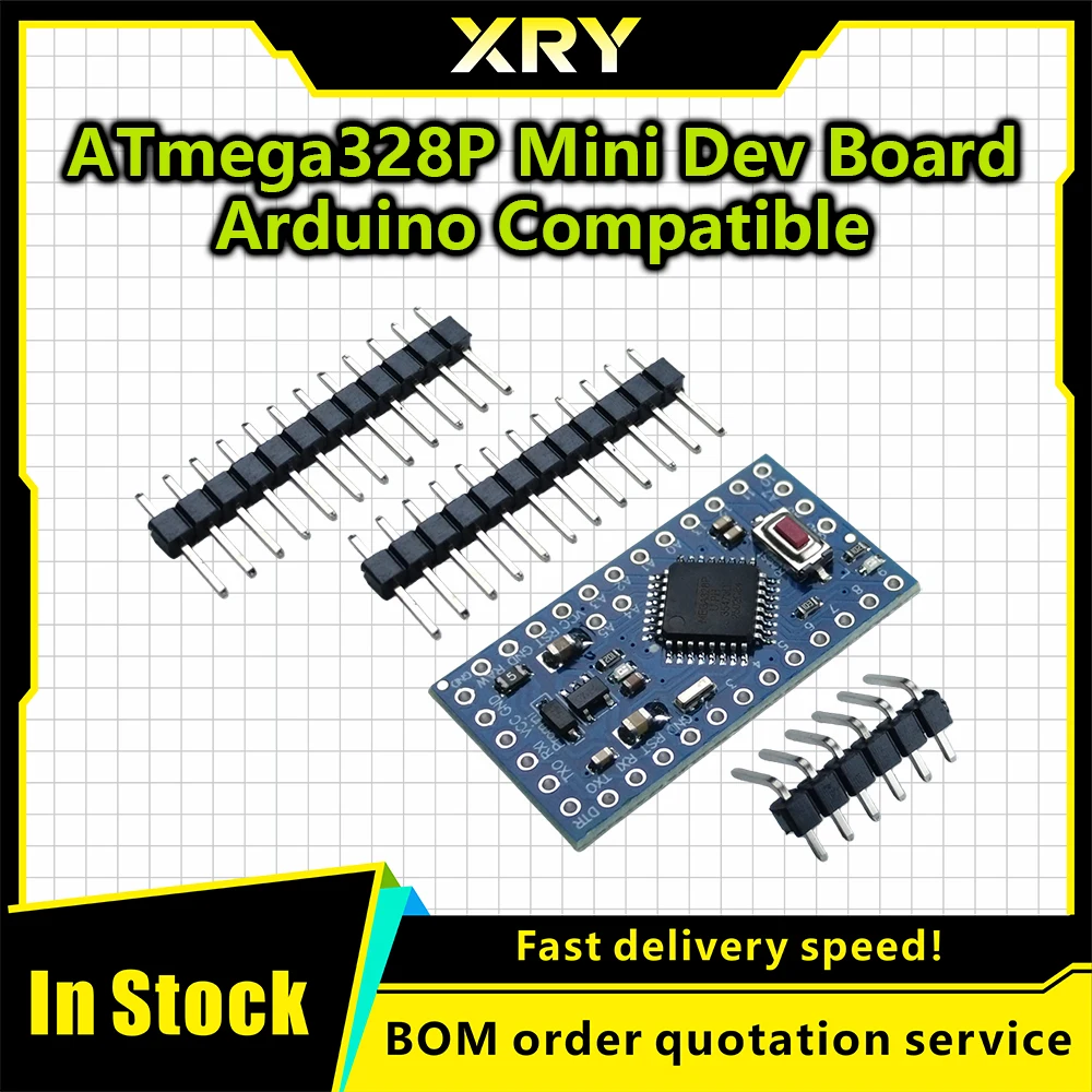 ATMEGA328 Pro Mini 328 Mini 3.3V/8M 5V/16M 3.3V/8MHz 5V/16MHz for Arduino
