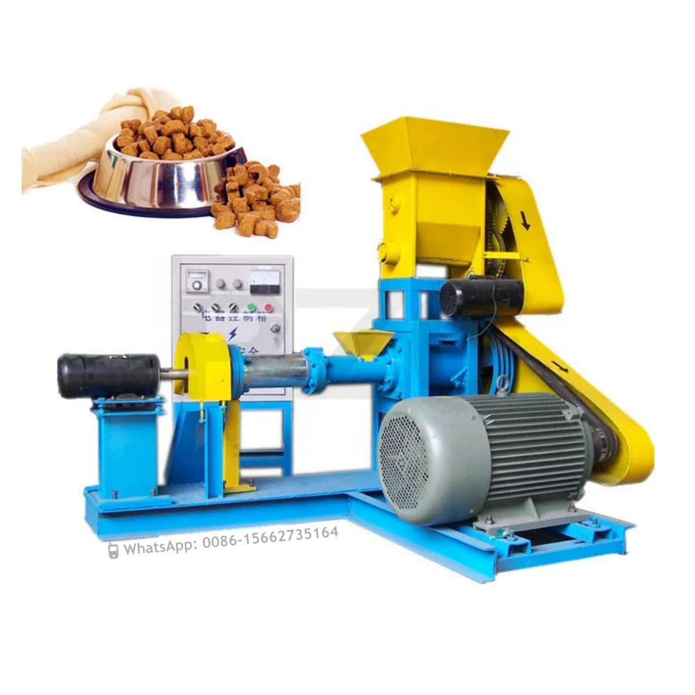 Floating Fish Feed Pellet Extruder Mill Feed Granule Making Machine For Fish Small Electric Floating Fish Feed Extruder Machine