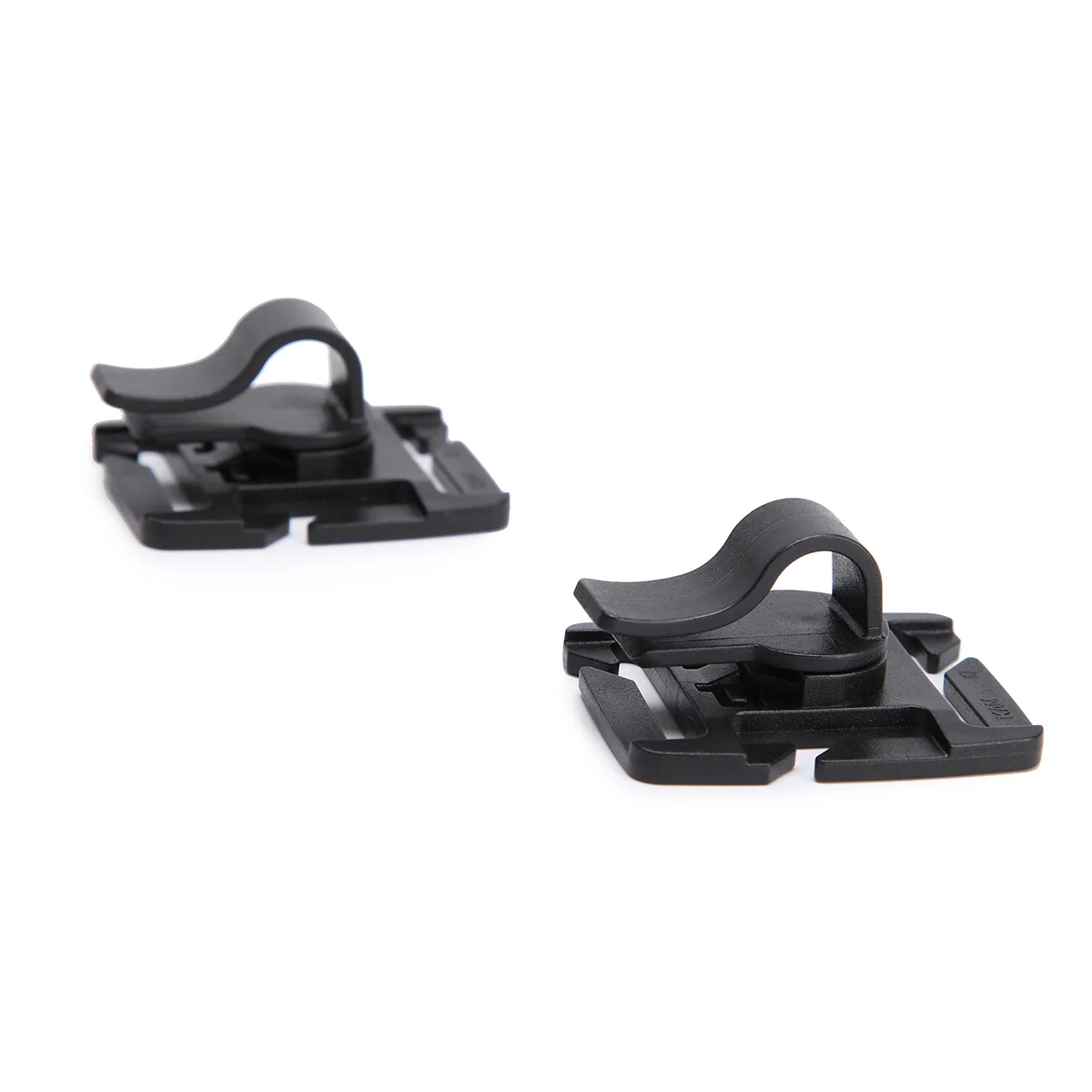 คลิปหนีบท่อเครื่องดื่มแบบหมุนได้ 2 ชิ้น สำหรับสายรัด Molle ใช้กับถุงน้ำดื่ม สายรัด Molle รองรับ 2 ชิ้น