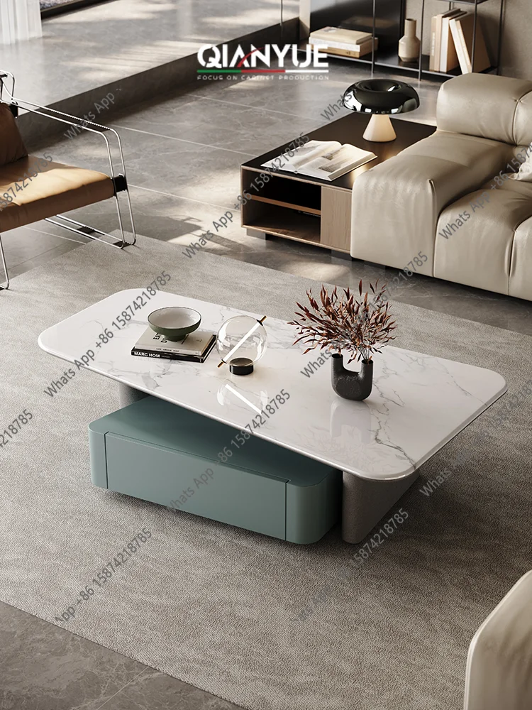 Modern simple coffee table combination designer living room home special-shaped designer style high sense
