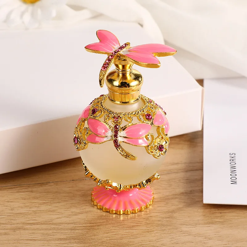 New perfume bottle with essential oils Arabian Middle Eastern style empty bottle