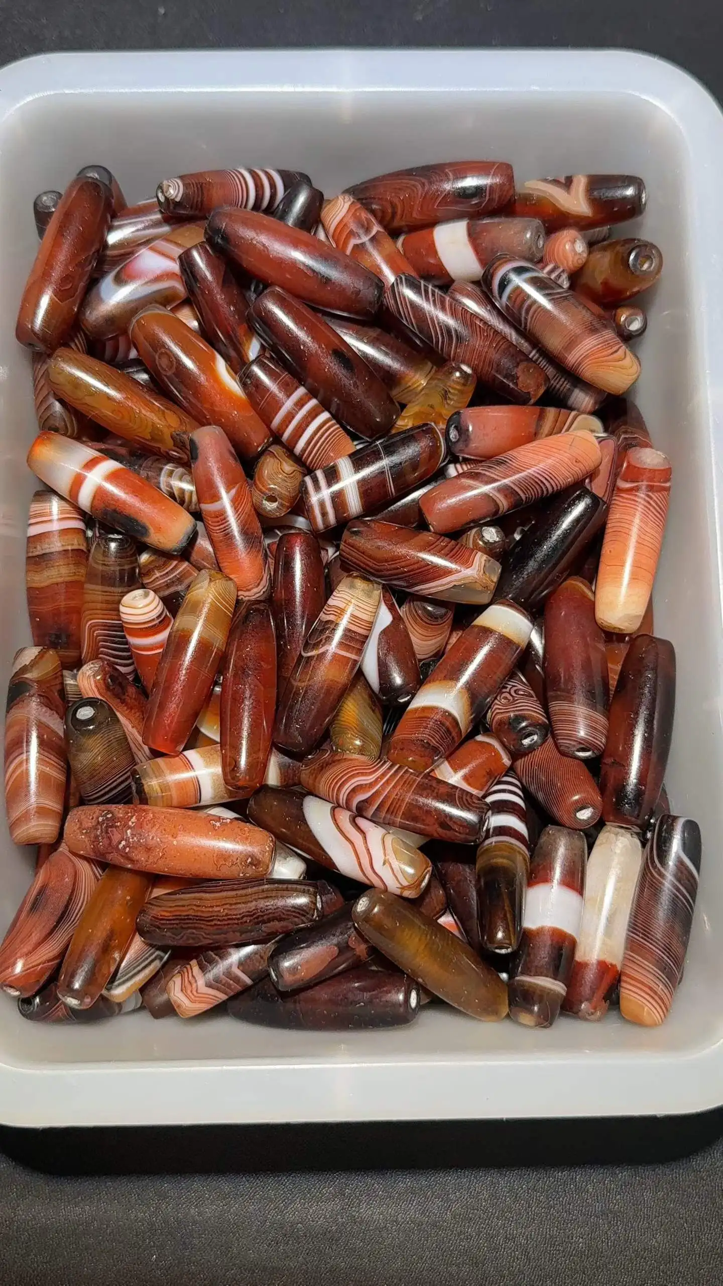 100pcs/lot 40*12mm Dreamy Filigree Bead Wrapped Silk Agate Zeolite Natural Agate Ji Collectible DIY Beads for Jewelry
