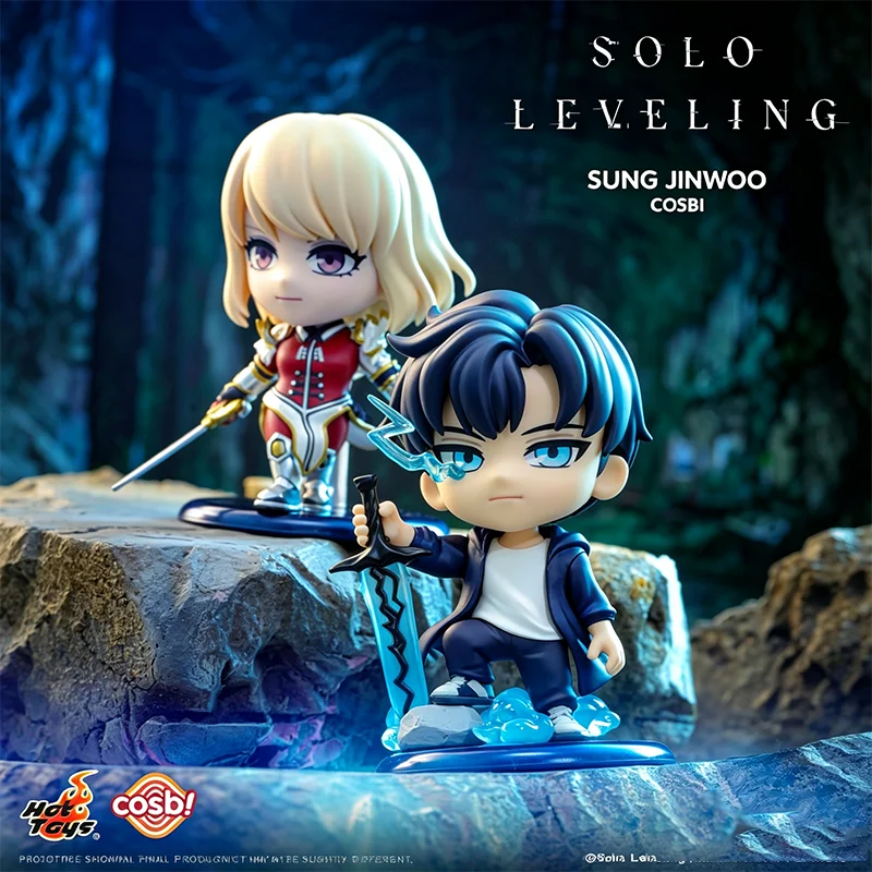 Original Hot Toys COSBI Solo Leveling Awakened Shadow Monarch Blind Box Confirmed Collectible Figure Display Novelty Toy Set