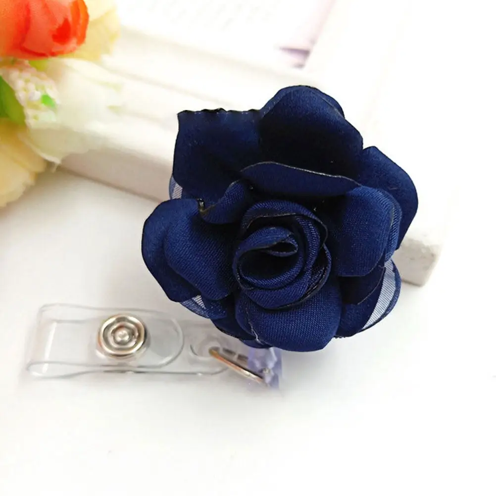 

6Pcs Retractable Badge Reel Id Name Tag Holder Clip for Nurse Teacher Uniform Event Conference Carnival Concert