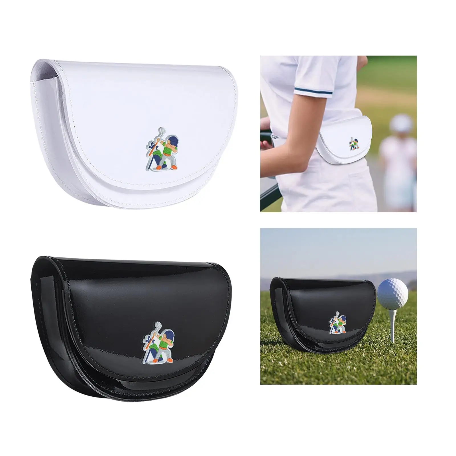 

Golf Rangefinder Carrying Case Rangefinder Storage Bag PU Leather Golfer Gift for Men Women Carry Pouch Case