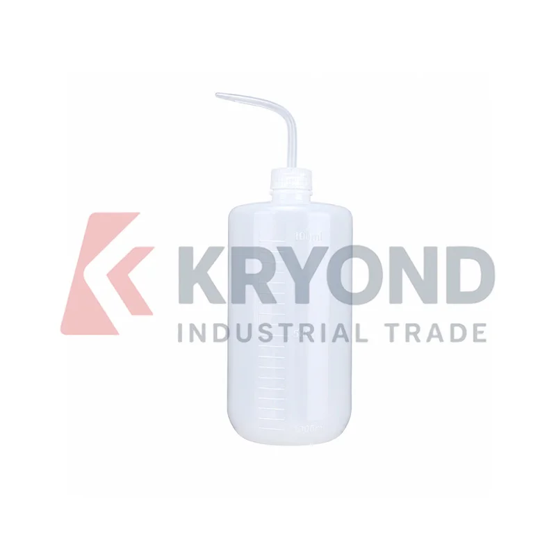 Plastic Wash Bottle Bent Nozzle 250mL 500mL 1000mL Laboratory Squeeze Bottle Rinsing Container Research Series Model Application