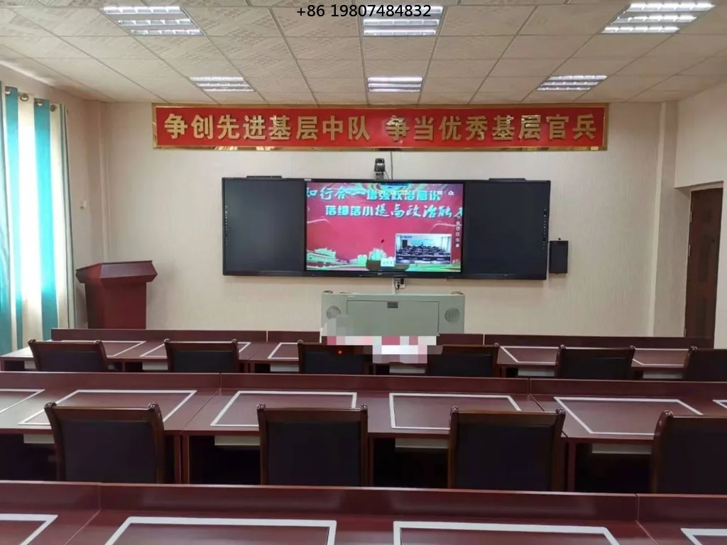 Operation System IR Touch Interactive Flat Panels Classroom Teaching Using 86 Inch Interactive Smart Board Android windows Dual